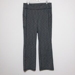 Duluth Trading Noga Classic Bootcut Pants Womens L (33x30) Gray Heathered